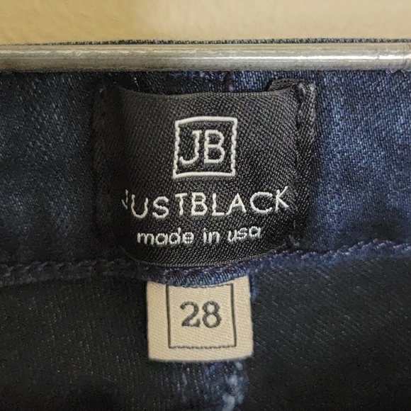 Just Black | Dark Wash Ripped Knee Denim Skinny Jeans size 28 - Picture 3 of 6